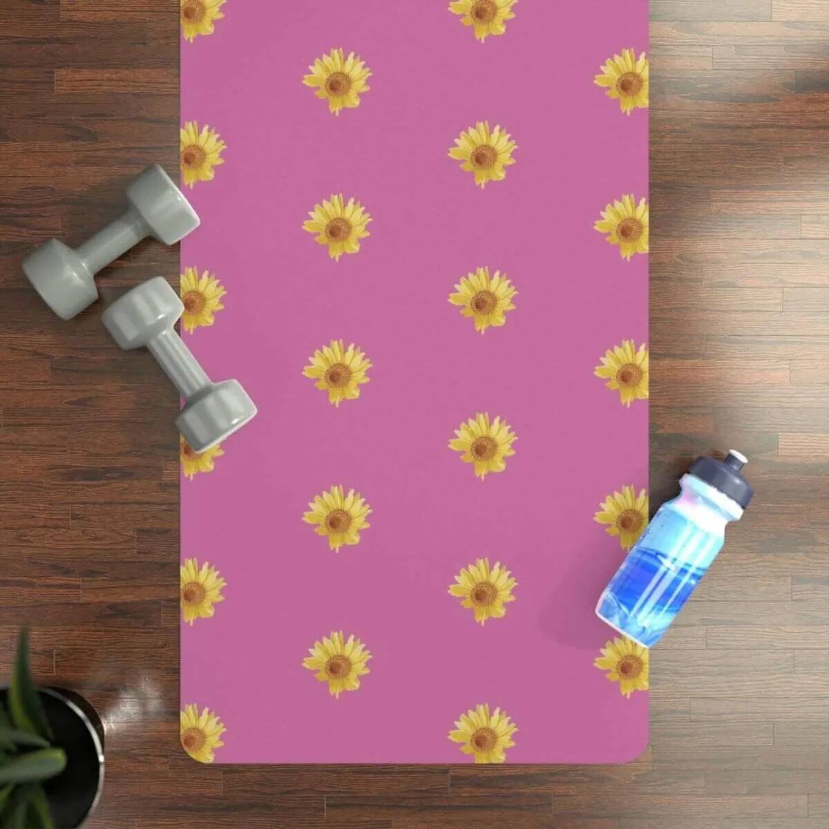 Pink Non-Slip Yoga Mat