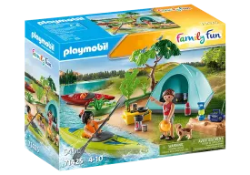 Playmobil Family Fun Camping with Campfire 71425