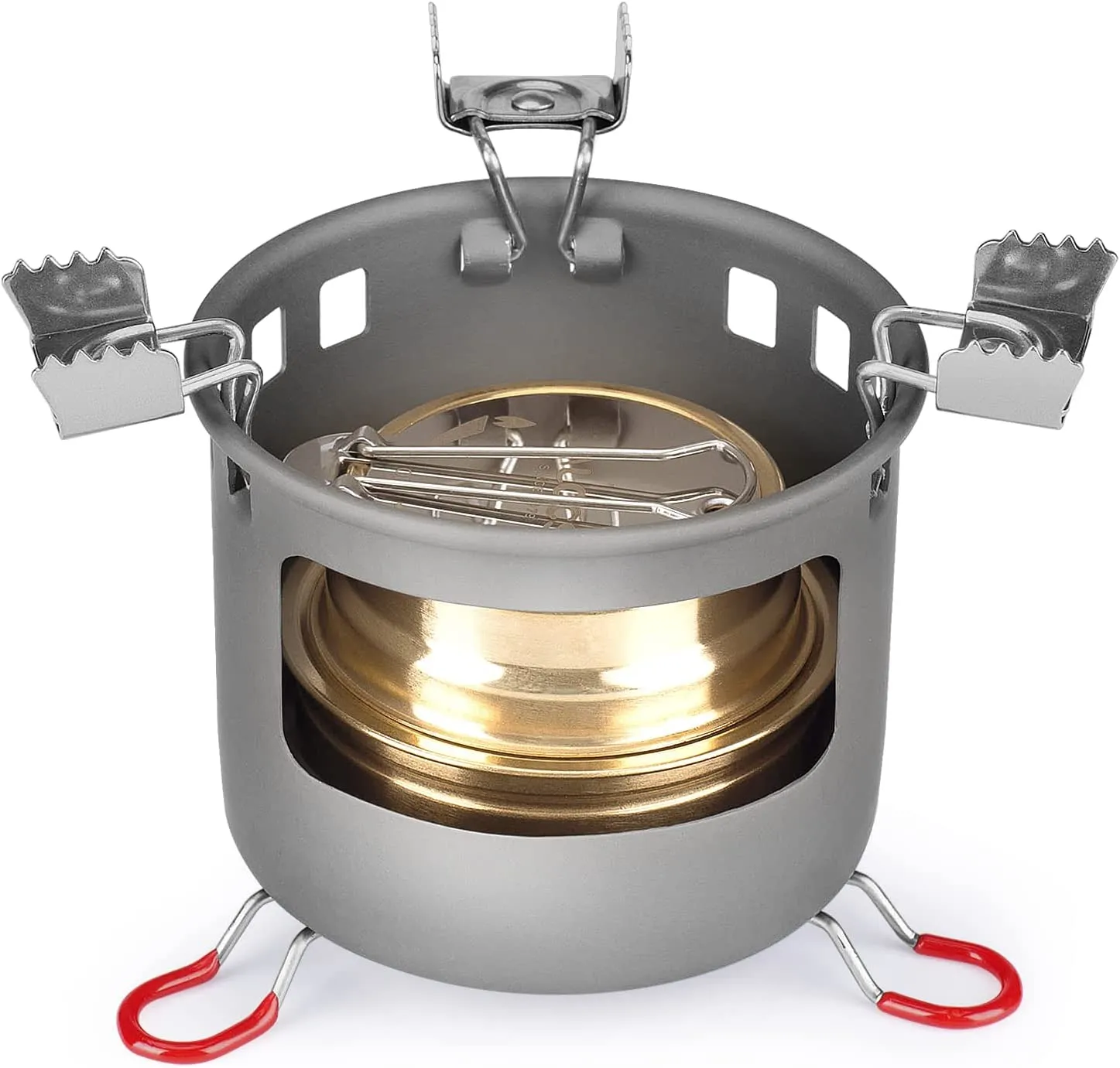 Portable Alcohol Stove for Backpacking Hiking Camping