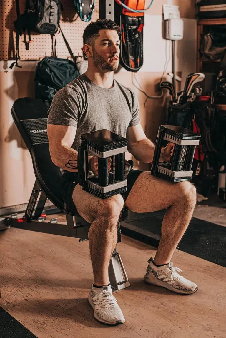 PowerBlock 90 lb Adjustable Dumbbell Set (Elite EXP 90)