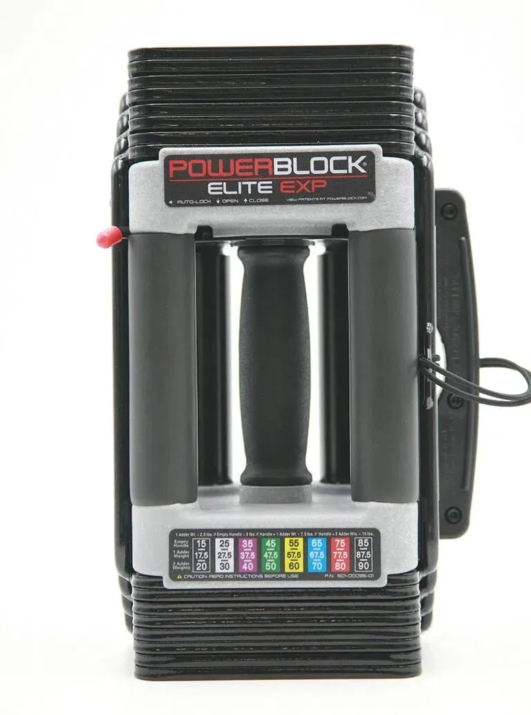 PowerBlock 90 lb Adjustable Dumbbell Set (Elite EXP 90)