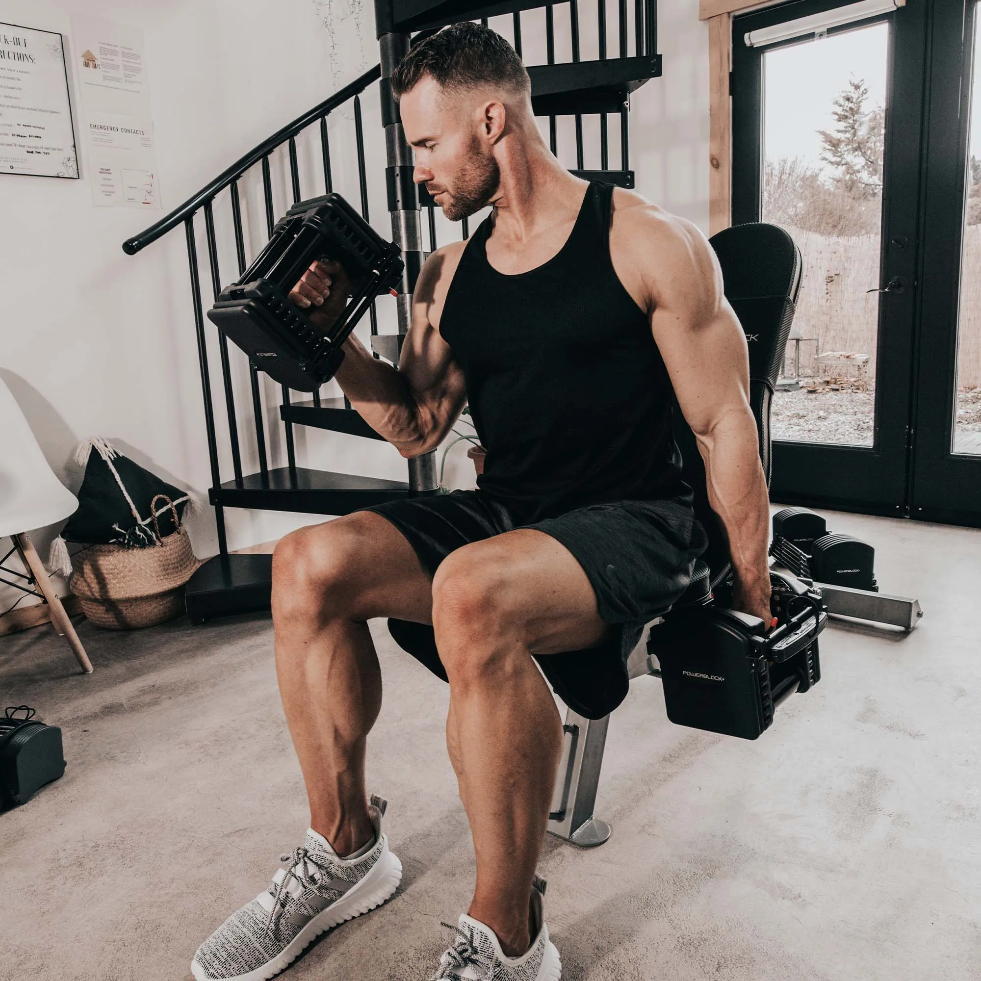 PowerBlock Pro EXP Stage 1 Adjustable Dumbbells