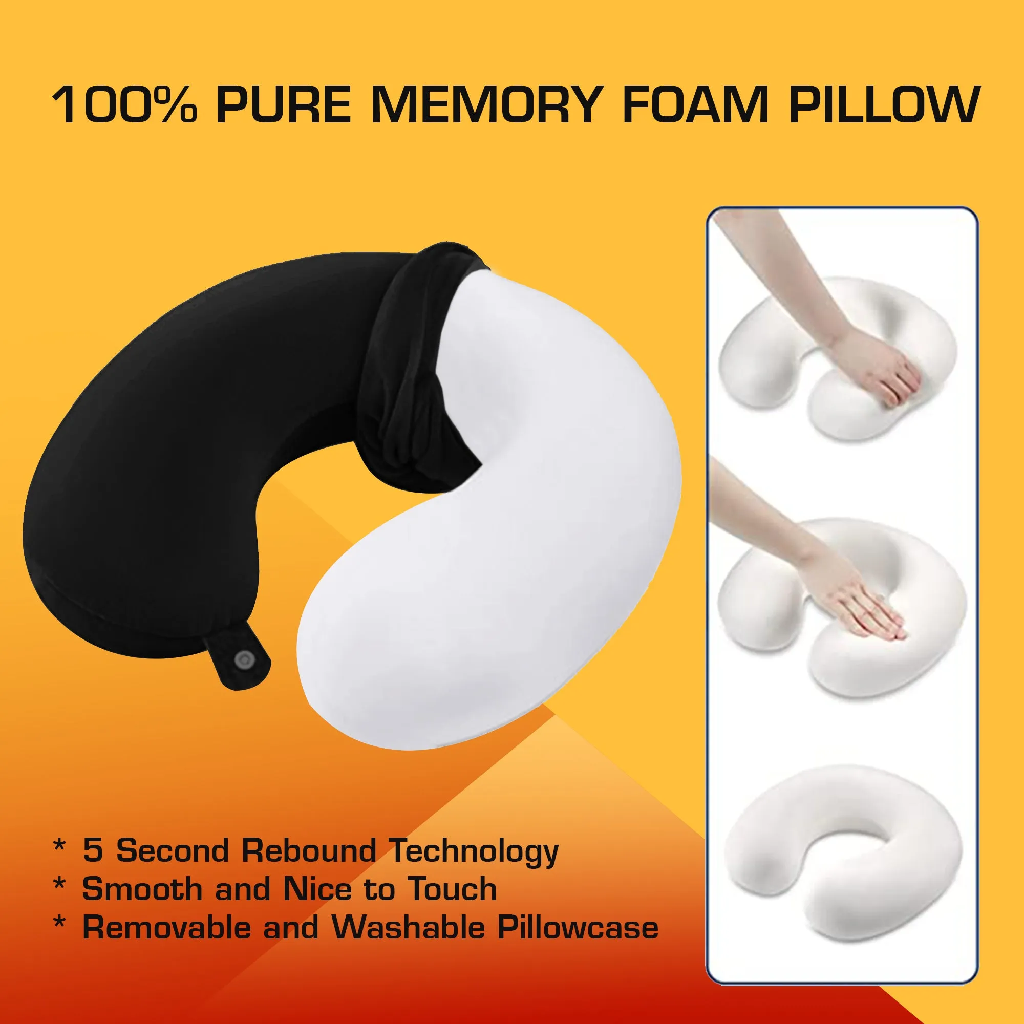 Premium Memory Foam Neck Pillow