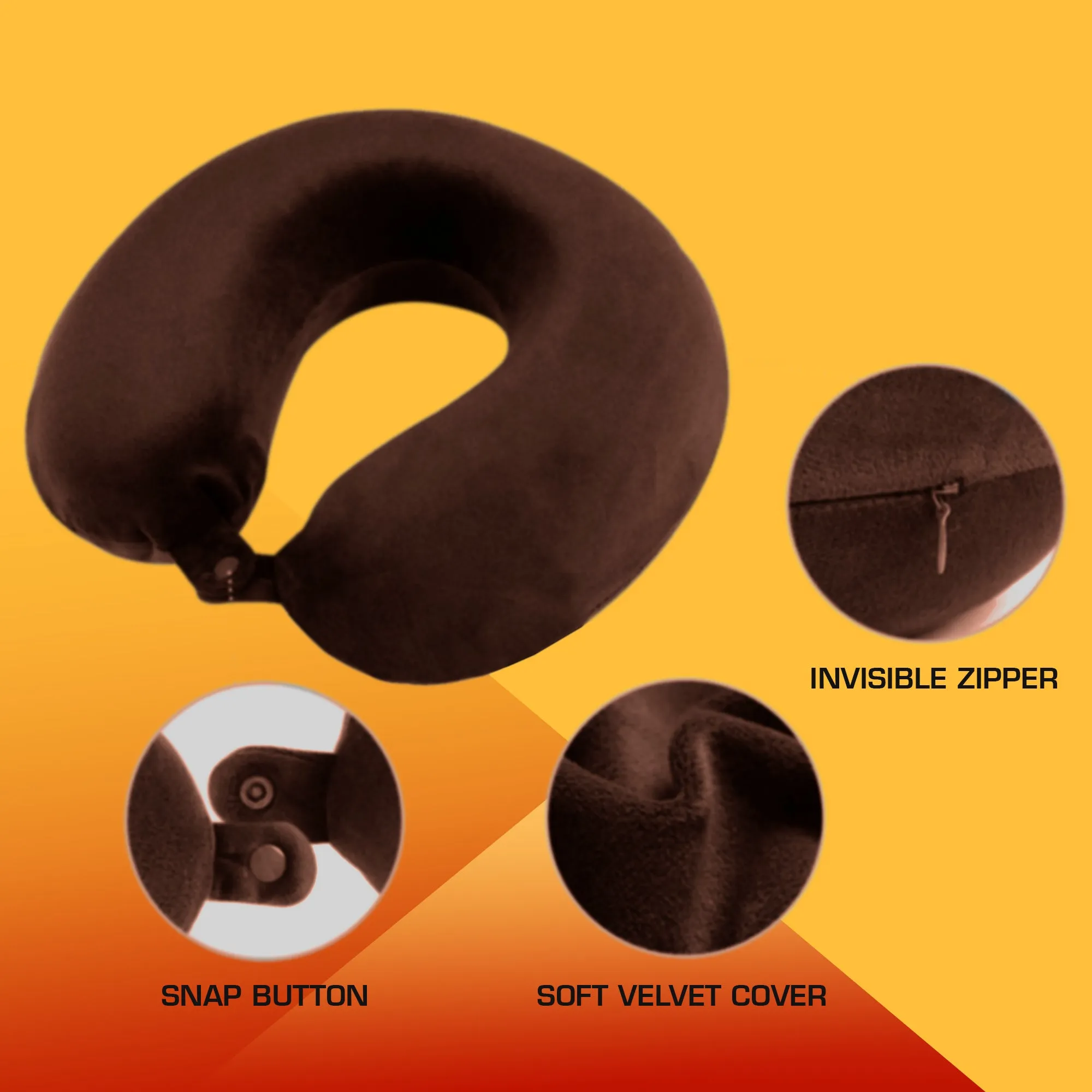 Premium Memory Foam Neck Pillow