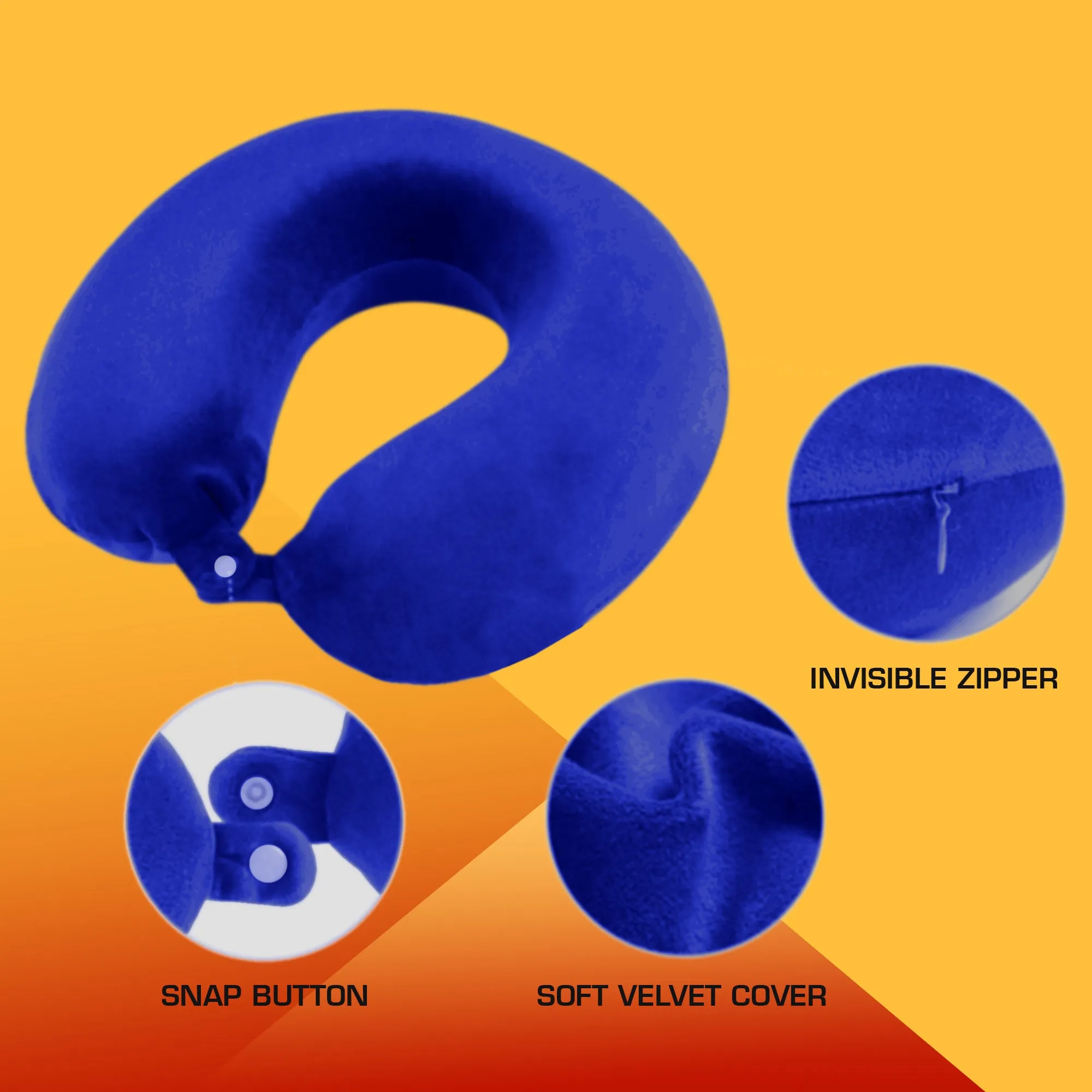 Premium Memory Foam Neck Pillow