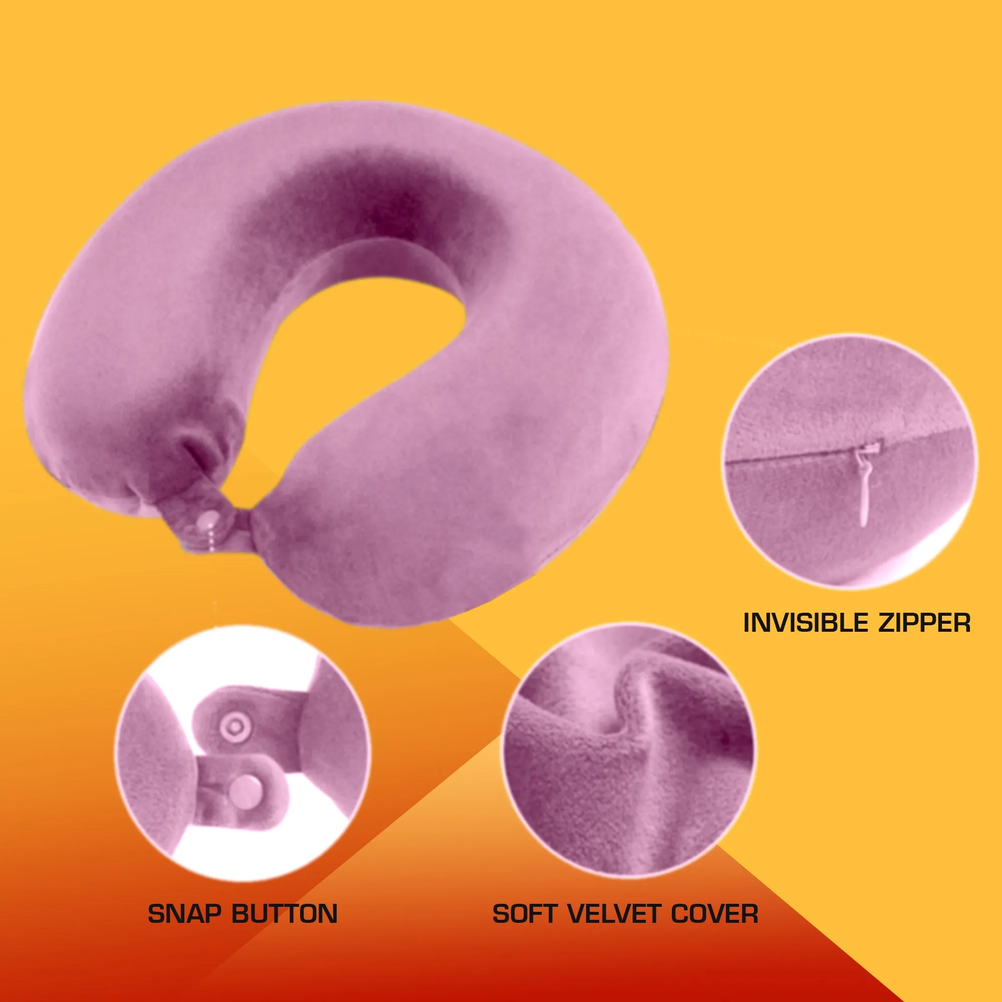 Premium Memory Foam Neck Pillow