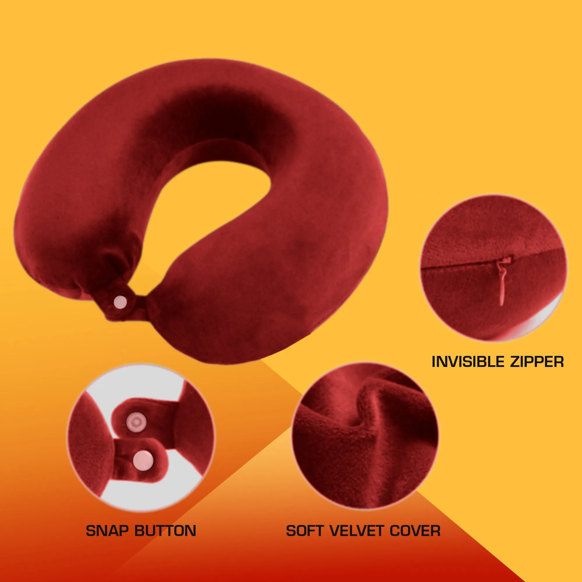 Premium Memory Foam Neck Pillow