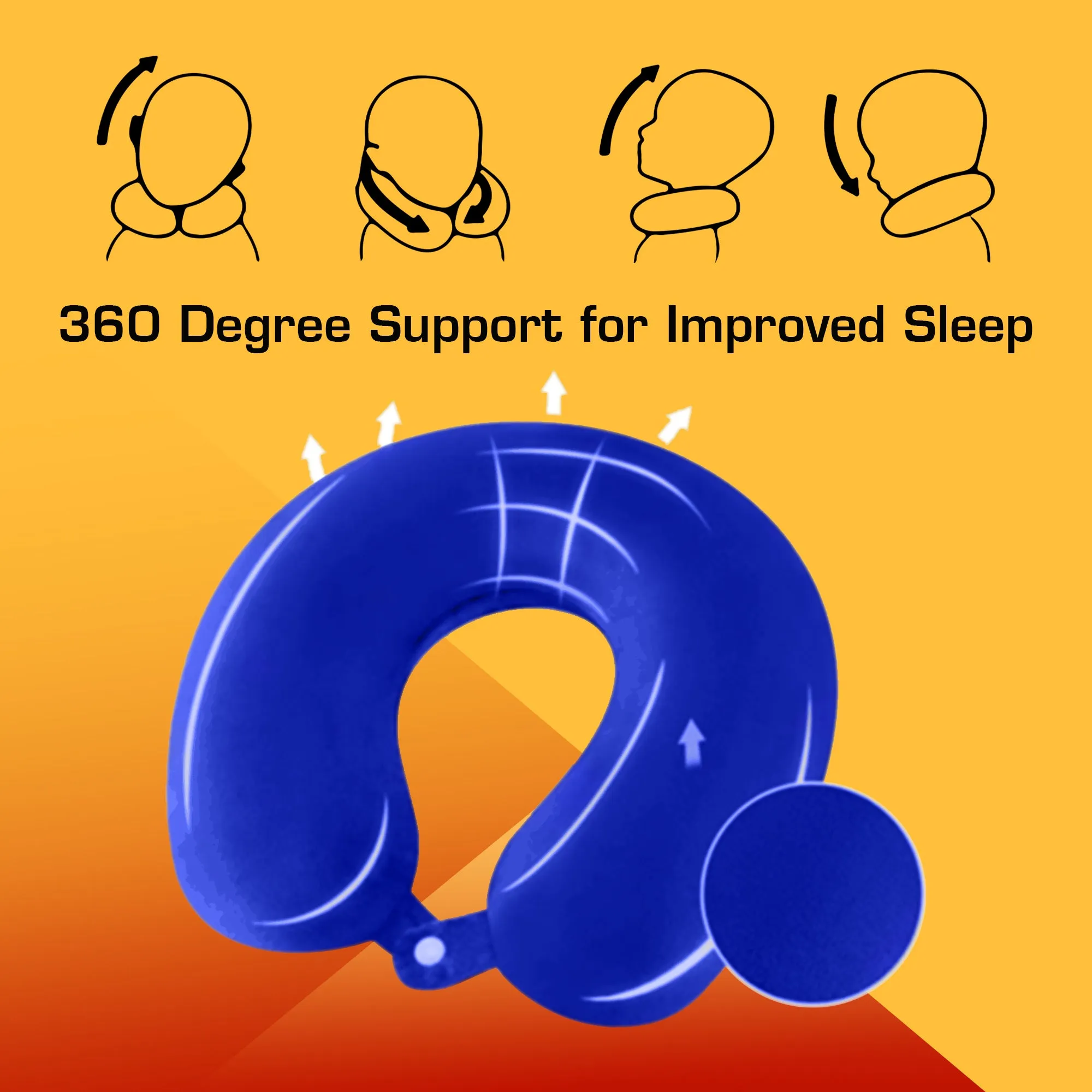 Premium Memory Foam Neck Pillow