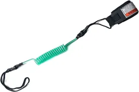 Stand-Up Paddle Board Surfboard Coiled Leash SUP Leash Hand Rope Wrist Strap with Adjustable Ankle Cuffs