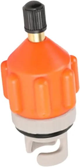 SUPVOX Inflatable Boat Air Pump Adapter Durable Nylon Sup Pump Adaptor for Kayaks Canoes and Paddle Boards Compatible with Electric Orange
