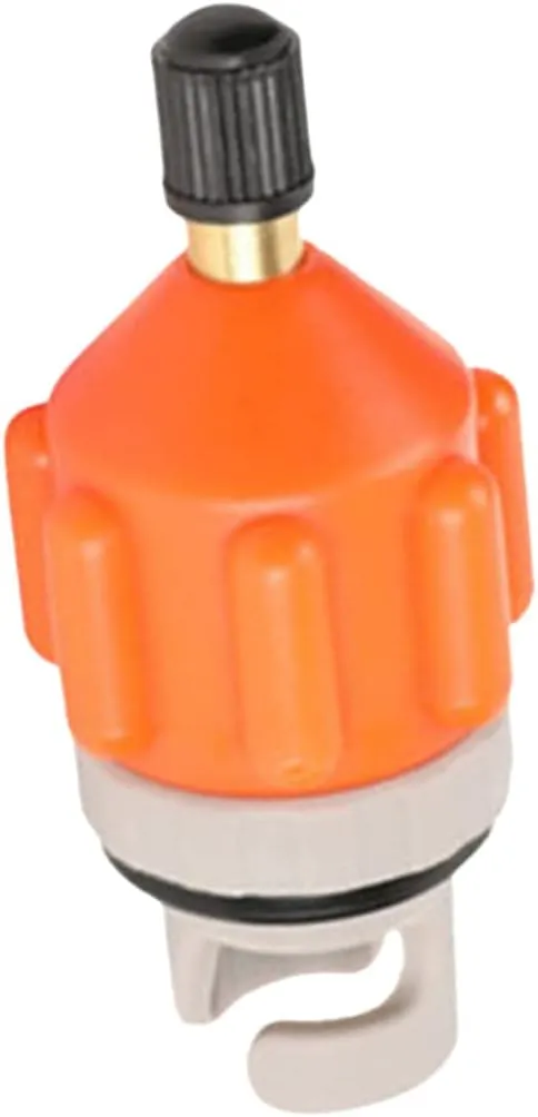 SUPVOX Inflatable Boat Air Pump Adapter Durable Nylon Sup Pump Adaptor for Kayaks Canoes and Paddle Boards Compatible with Electric Orange