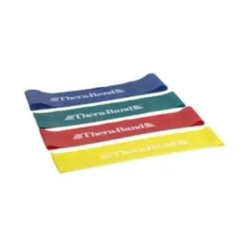 Thera-Band Resistance Band Loop - Red / MEDIUM, 8'' Lay Flat Length