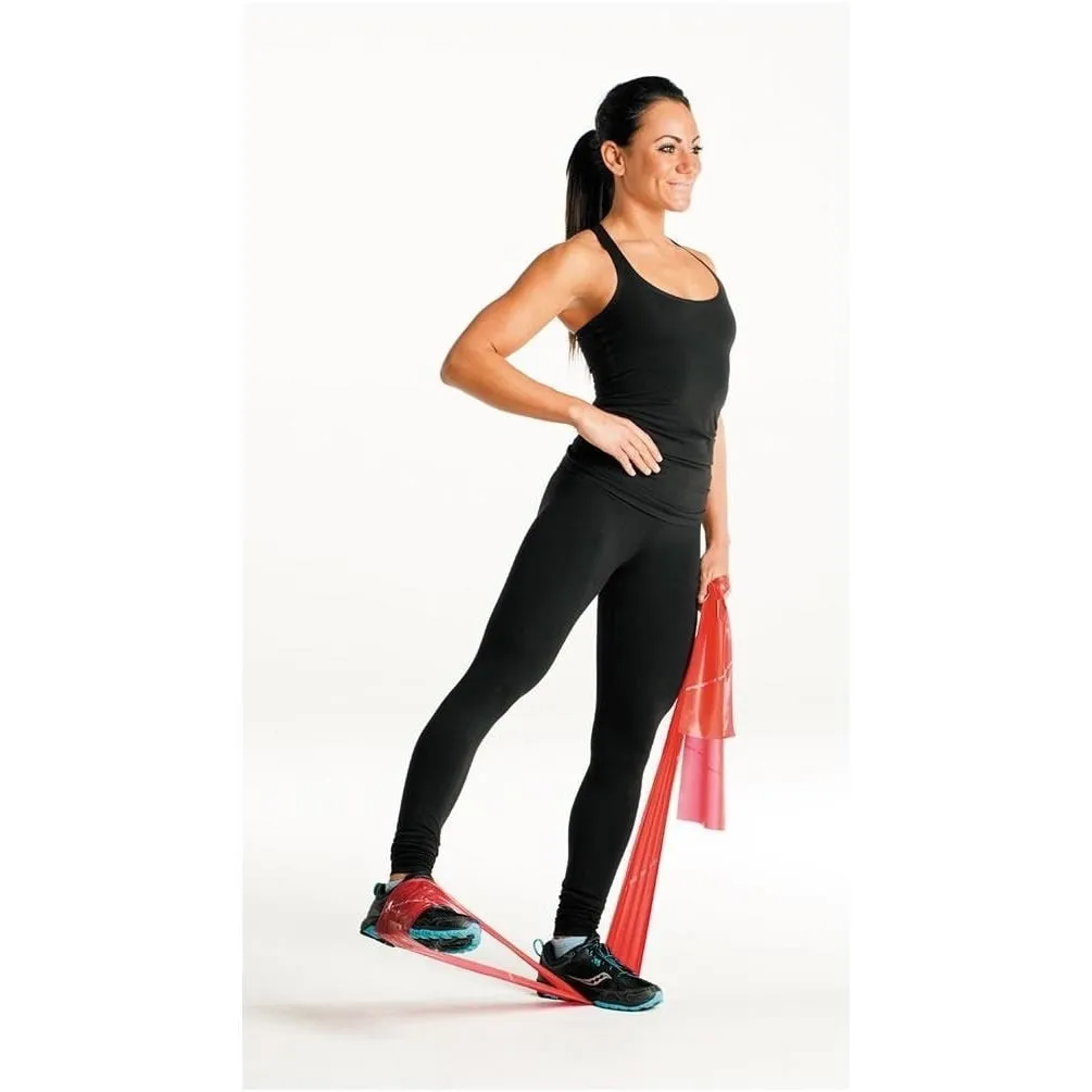 TheraBand Professional Latex Resistance Bands, Yellow & Red & Green, Beginner Set