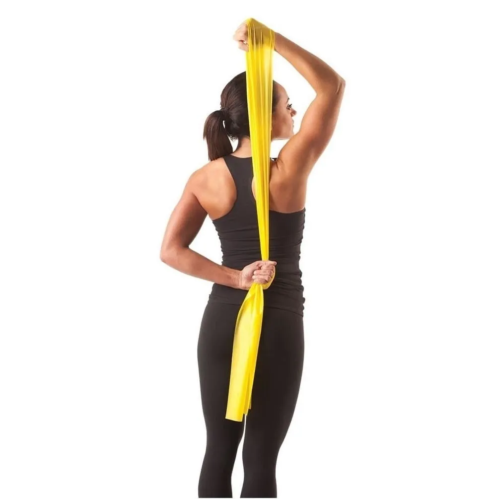 TheraBand Professional Latex Resistance Bands, Yellow & Red & Green, Beginner Set