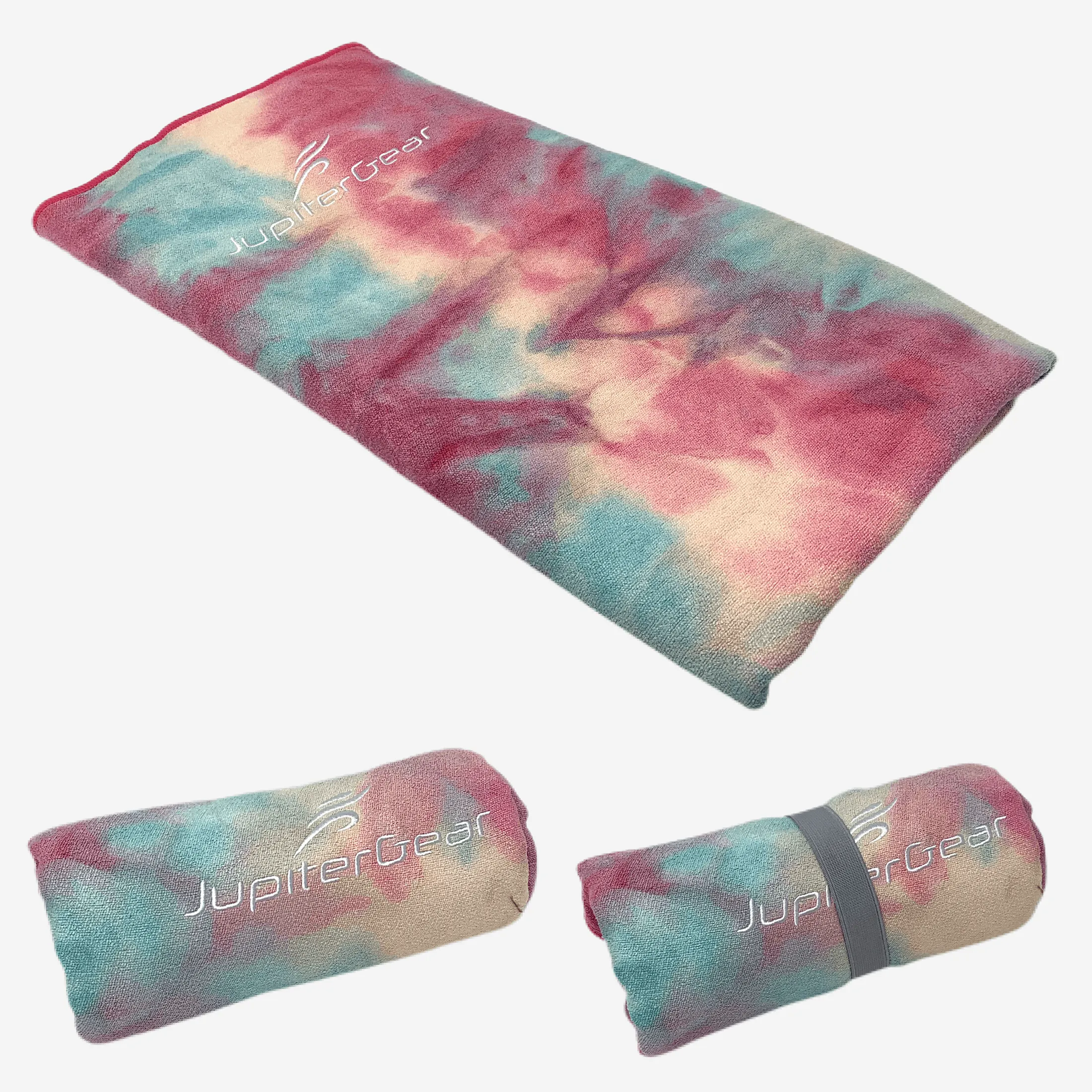 Tie Dye Yoga Mat Towel Non-Slip Microfiber
