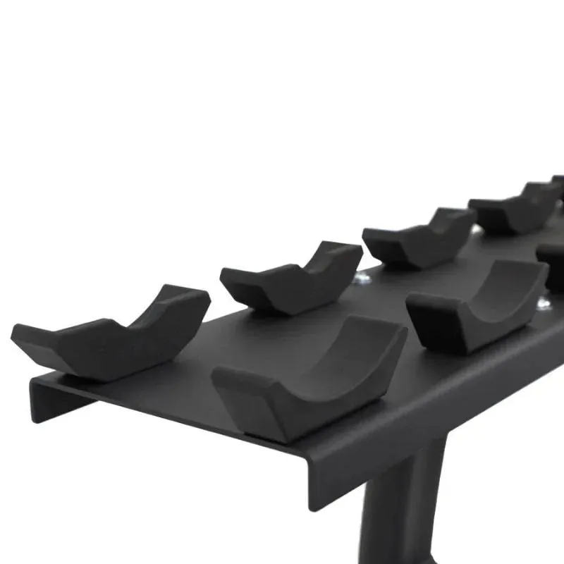 TKO Strength 10 Pair Dumbbell Saddle Rack