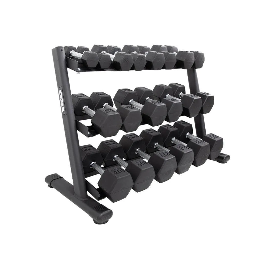 TKO Strength 3-Tier Rail Dumbbell Rack 6230-B