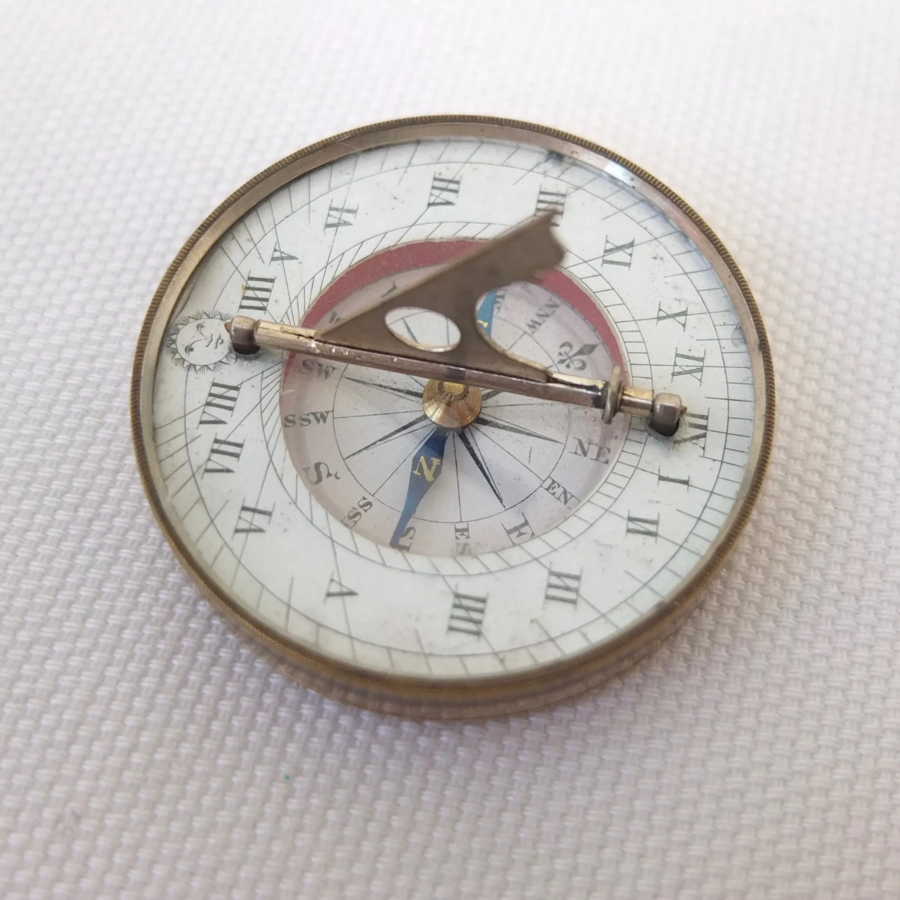Victorian Sundial Compass c.1880